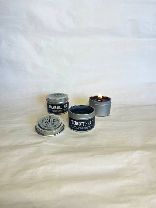 Coffee & Bourbon—1.8oz black candle | Enchanted Hut