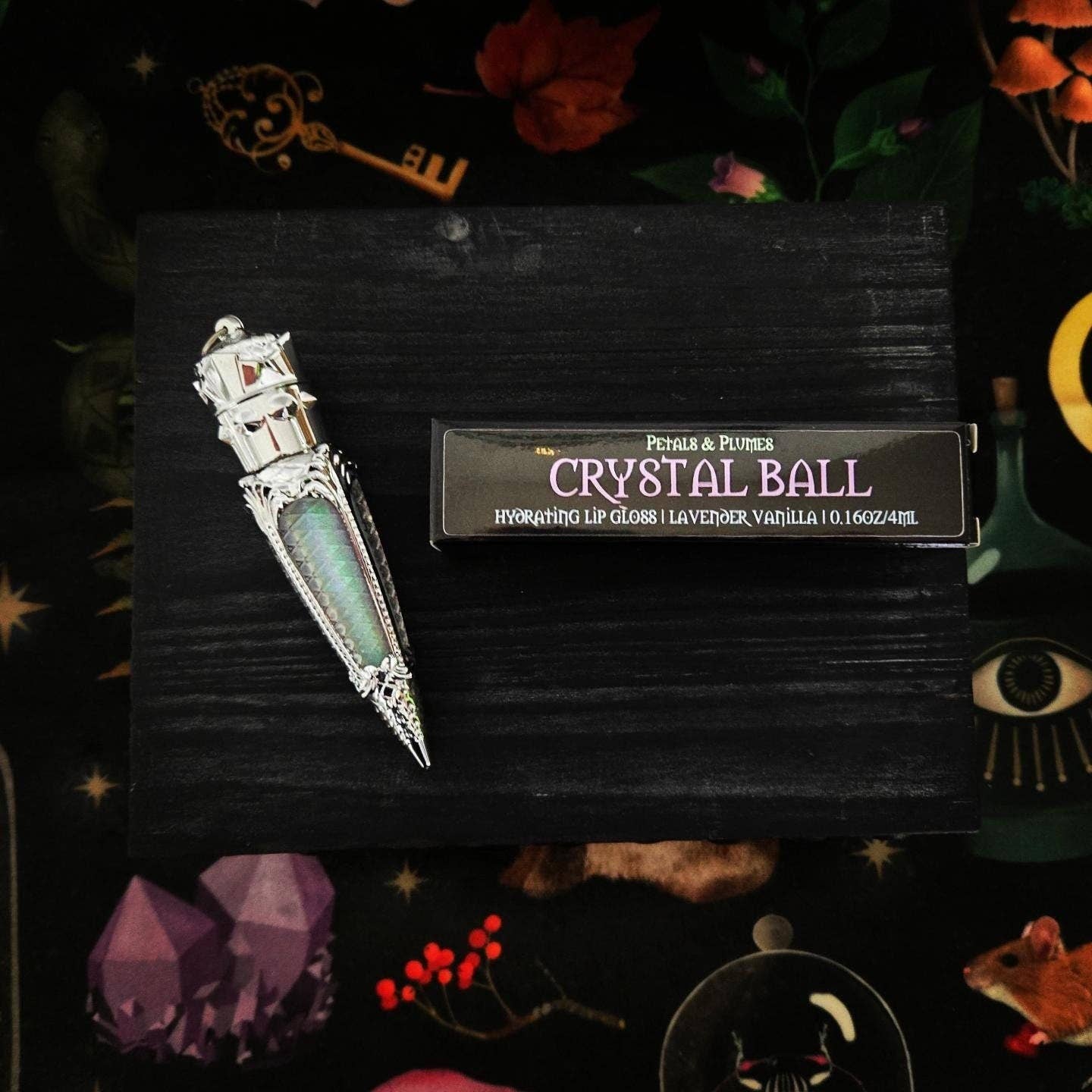 Crystal Ball Lip Gloss | lavender vanilla | shimmer shift |