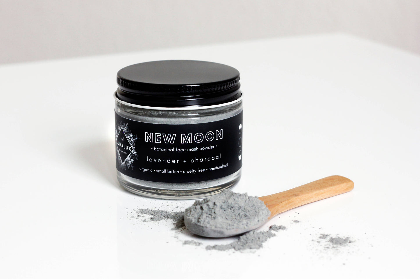 NEW MOON // Charcoal Botanical Face Mask