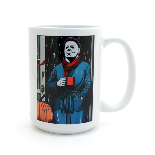 Michael Myers - Mornings are Murder Mug, Halloween movie Mug