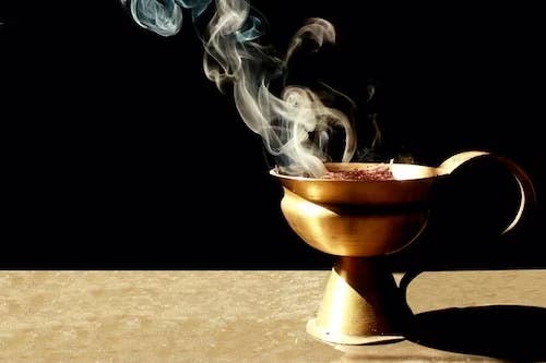 Obsidian Powdered Incense - protection, healing, intuition