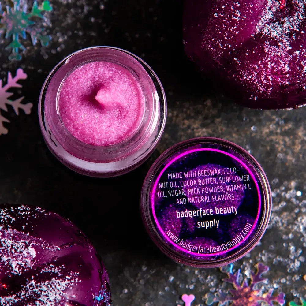 Christmas Lip Scrub. Stocking Stuffers for Women. Cute.