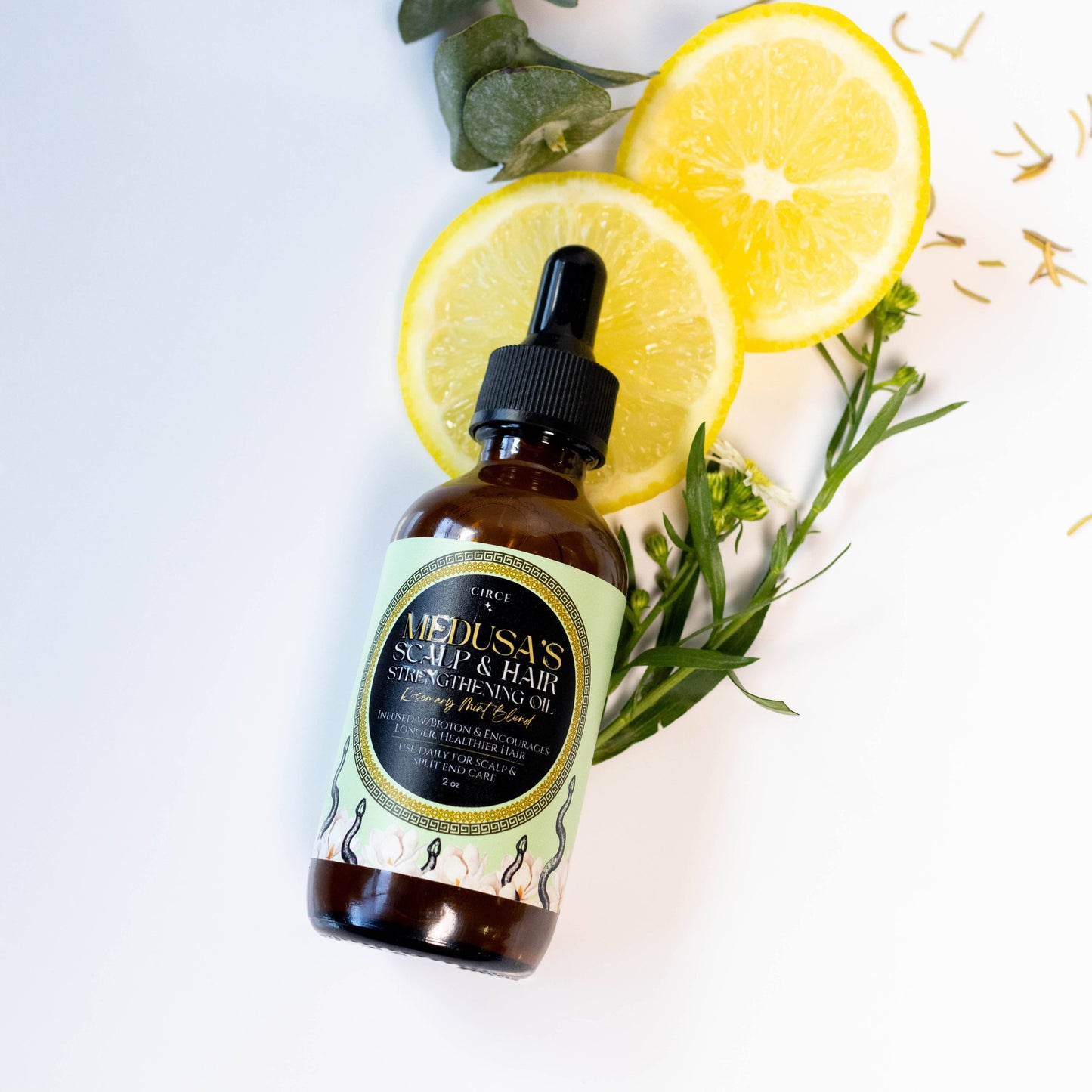 Medusa's Scalp & Hair Strengthening Oil - Rosemary Mint Blend 2 oz - Wholesales