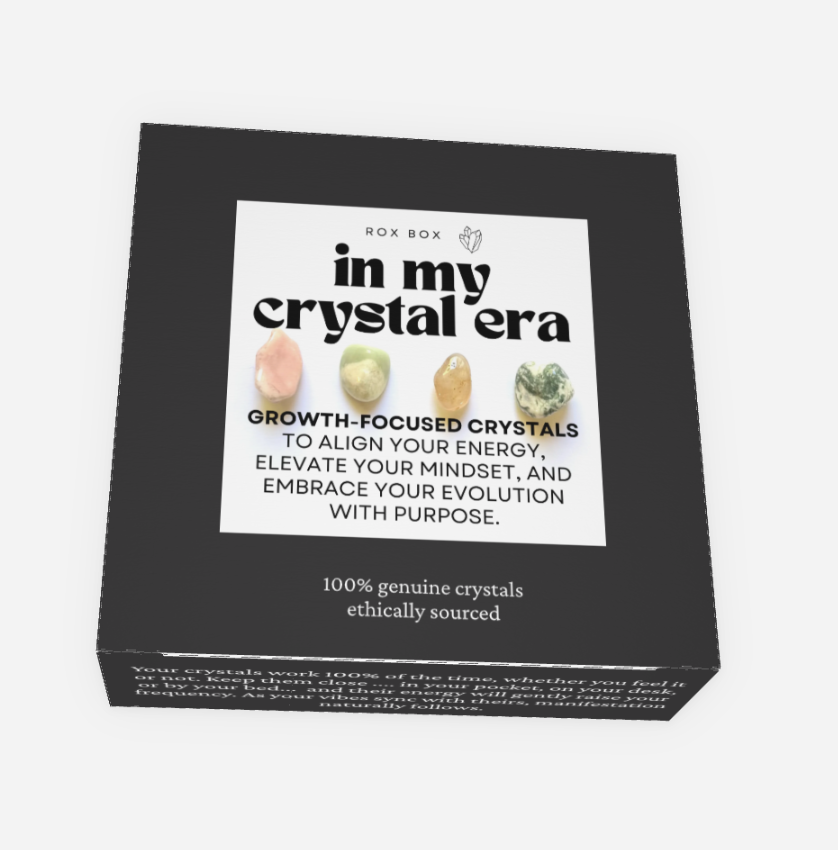 In my crystal era - crystals for growth - cheeky gift