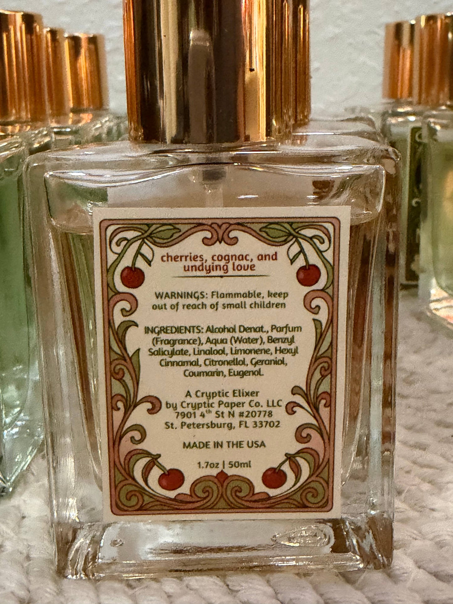 All 3 Women of Edgar Allan Poe Literary Perfume Collection 