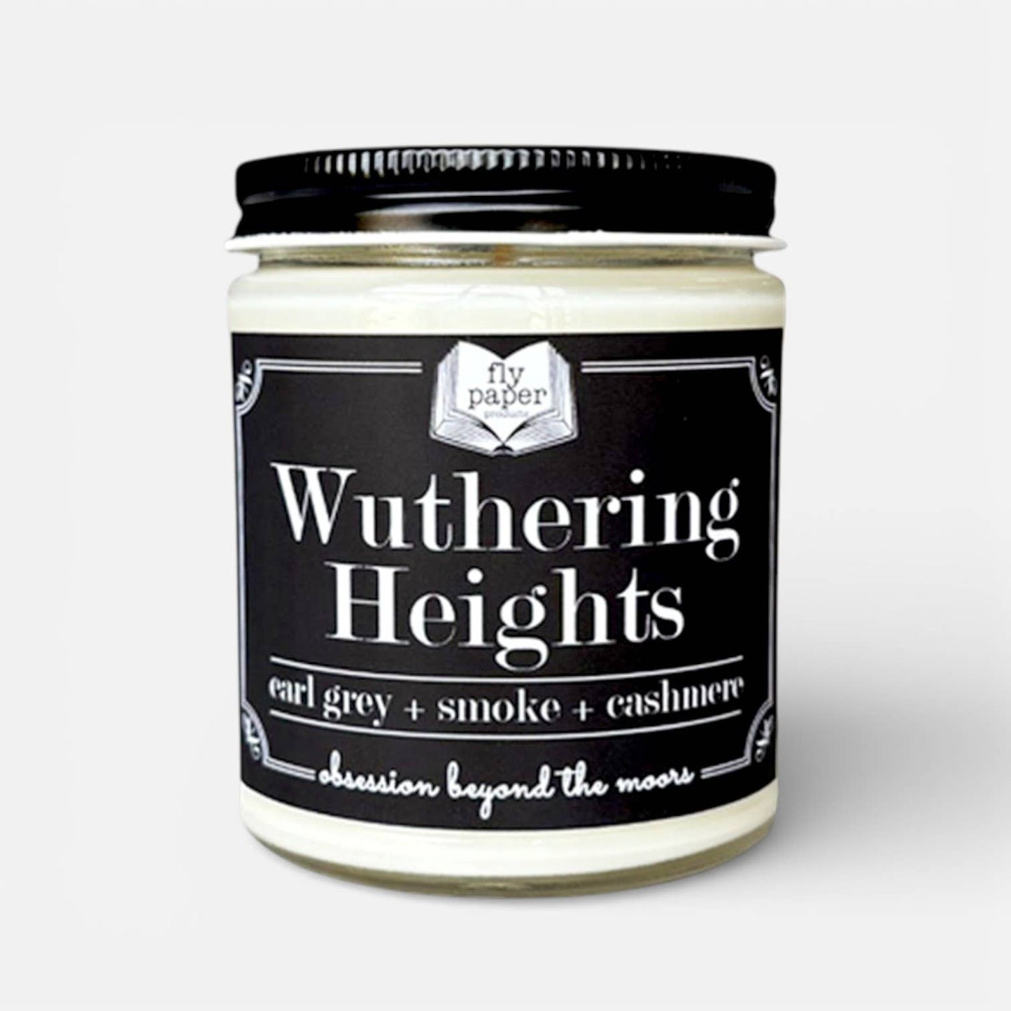 Wuthering Heights 9oz Candle Earl Grey + Smoke + Cashmere