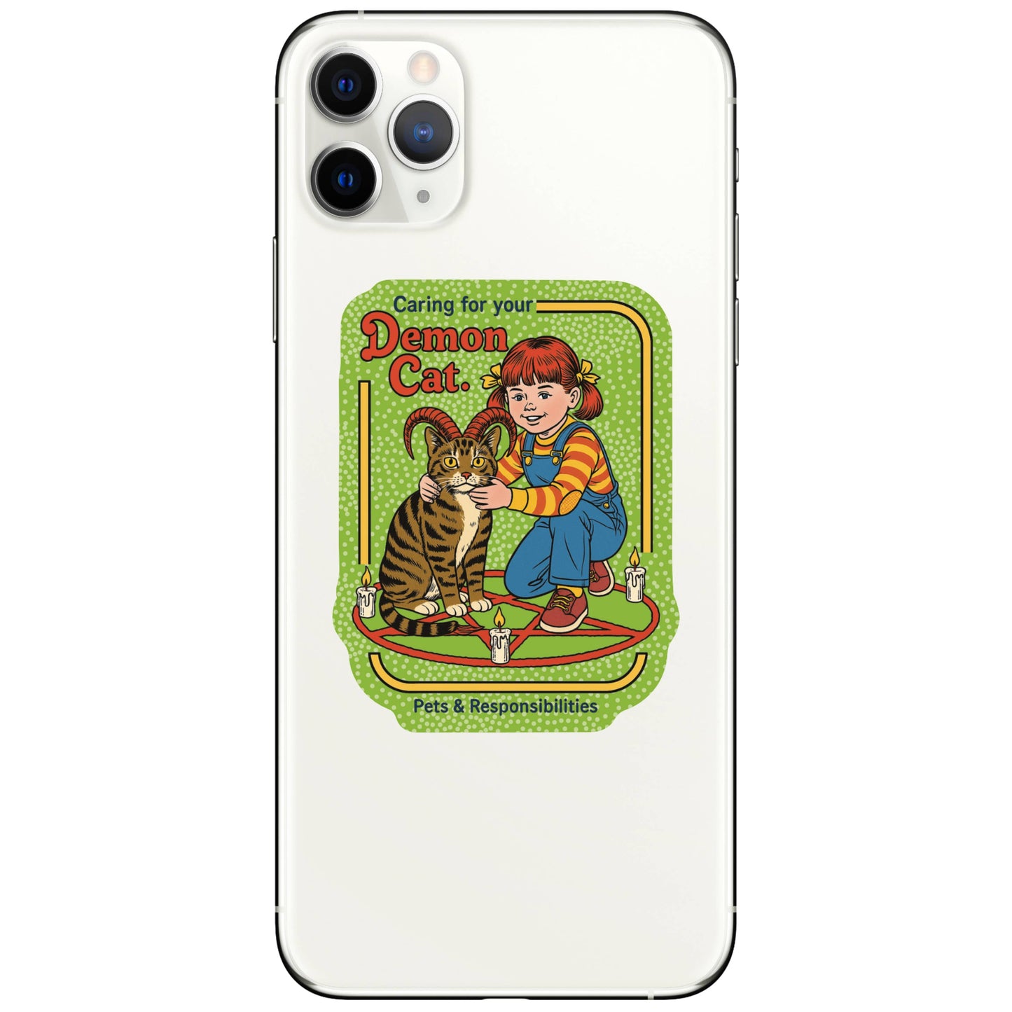 Pagan Kitty Cat Children Humor High Quality Vinyl Sticker