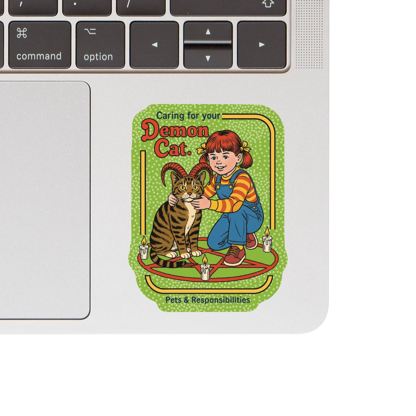 Pagan Kitty Cat Children Humor High Quality Vinyl Sticker