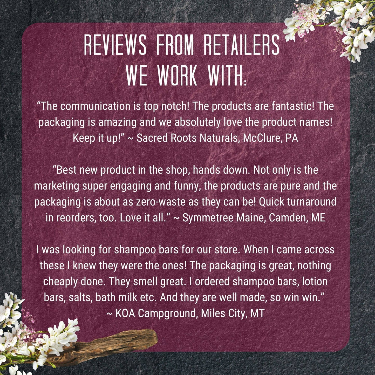 Lip Balm Display. Eco Lip Balm. Impulse Buys - 12 pack.