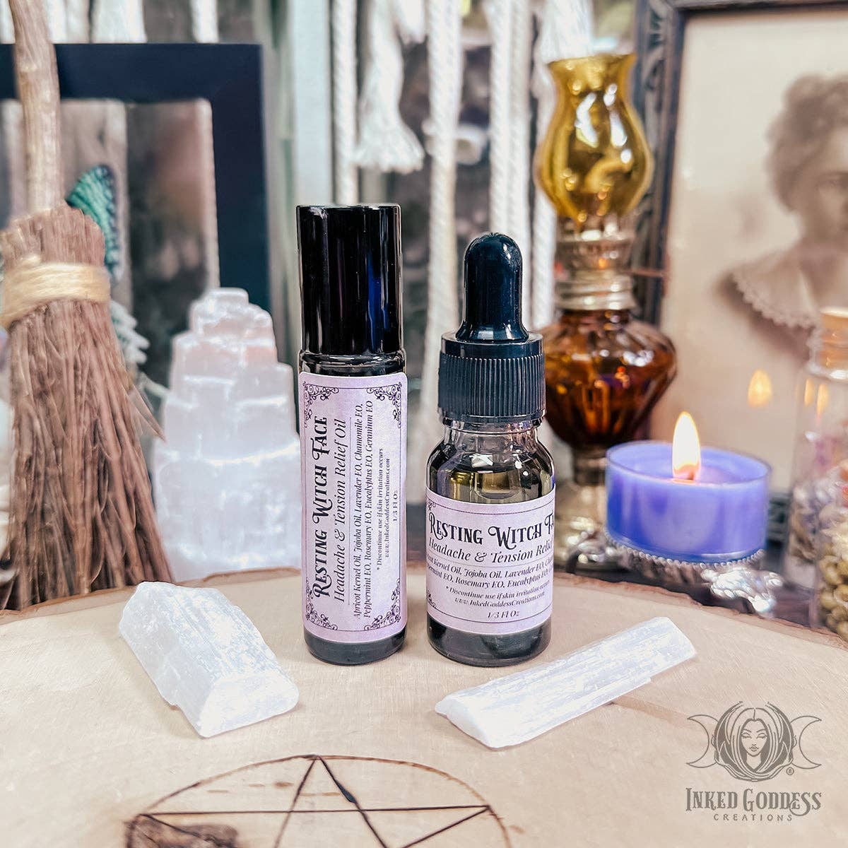 Resting Witch Face Ritual Oil for Headache & Tension Relief