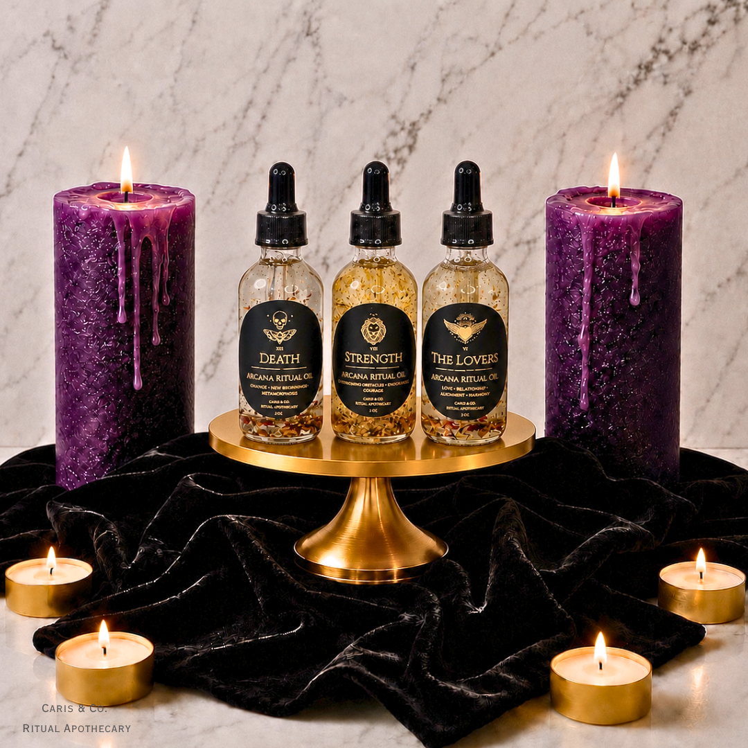 Arcana - Wheel of Fortune Tarot Ritual Oil (2 oz)
