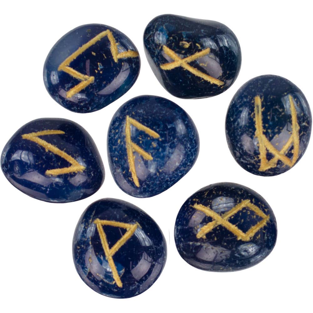 Gemstone Rune Set Blue Onyx (Each)
