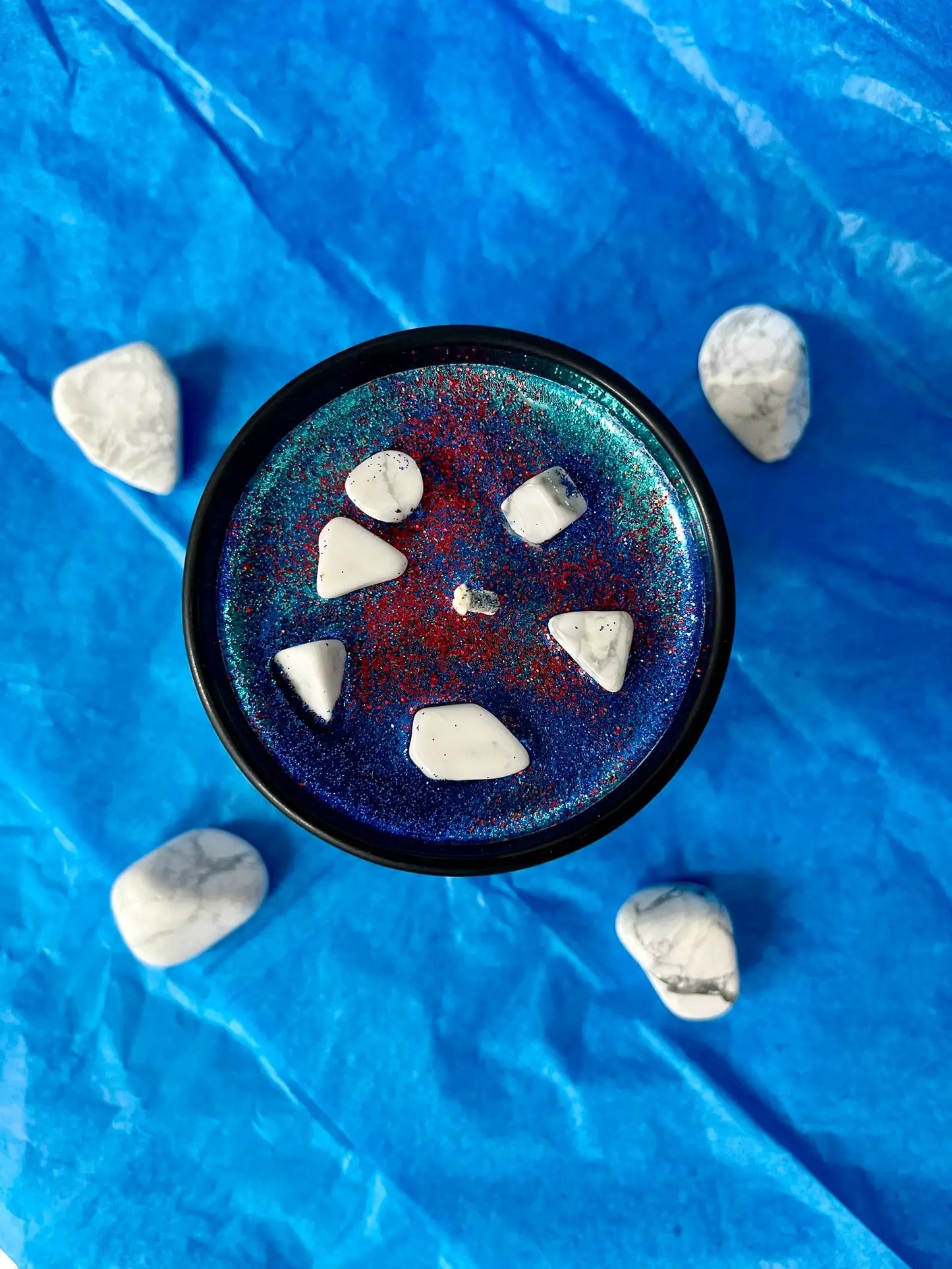 Shark Bait (Jaws) 100% Soy Wax Crystal Candle, Summer Scent