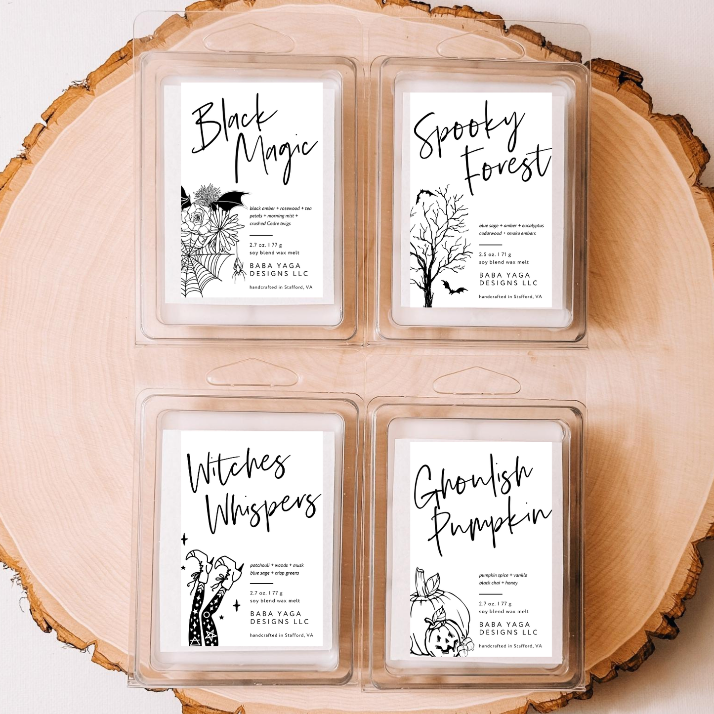 Blood Moon Soy Wax Melts Witchy Spiritual Autumn Fall Scent