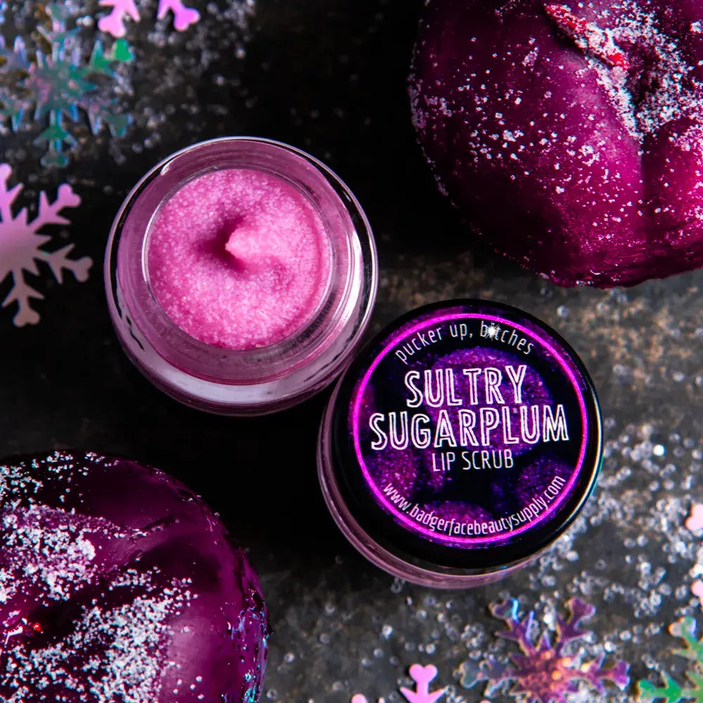 Christmas Lip Scrub. Stocking Stuffers for Women. Cute.
