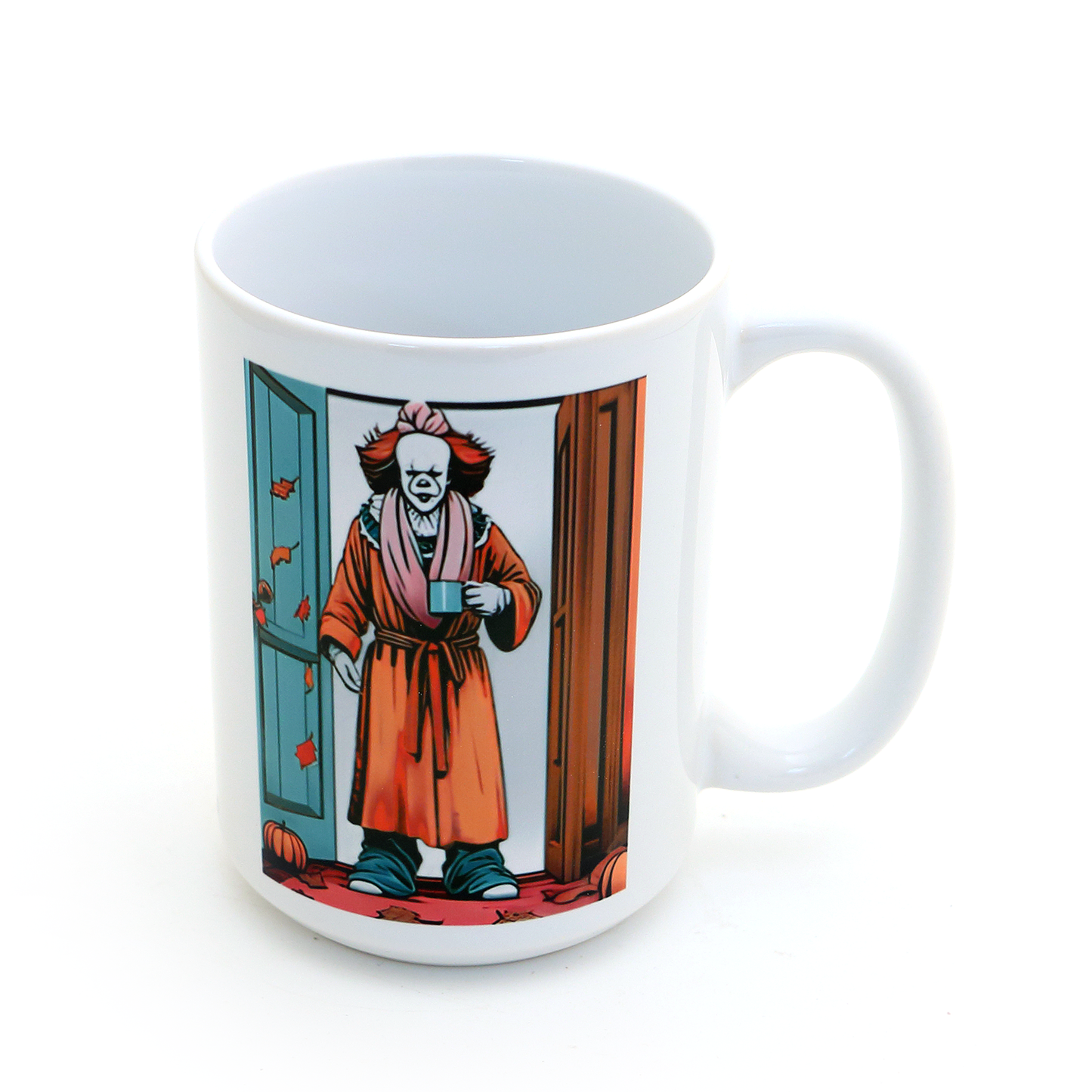 It - Mornings are Murder Mug, Halloween movie Mug