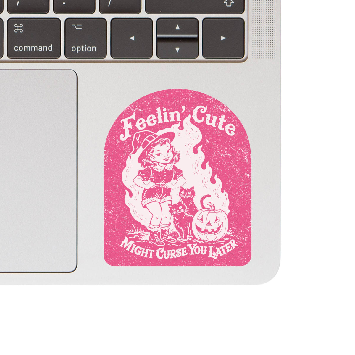 Feeling Cute Curse Halloween High Quality Vinyl Sticker