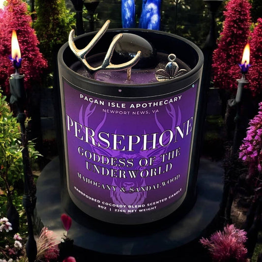 Persephone Crystal Candle