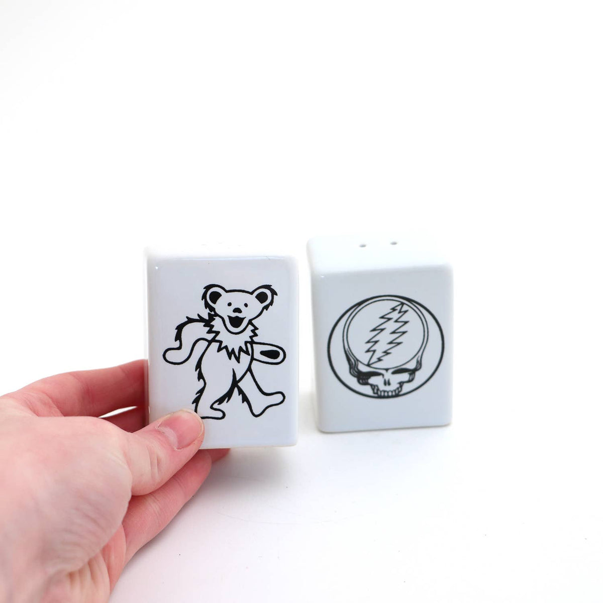 Grateful Dead Salt and Pepper Set -B/W