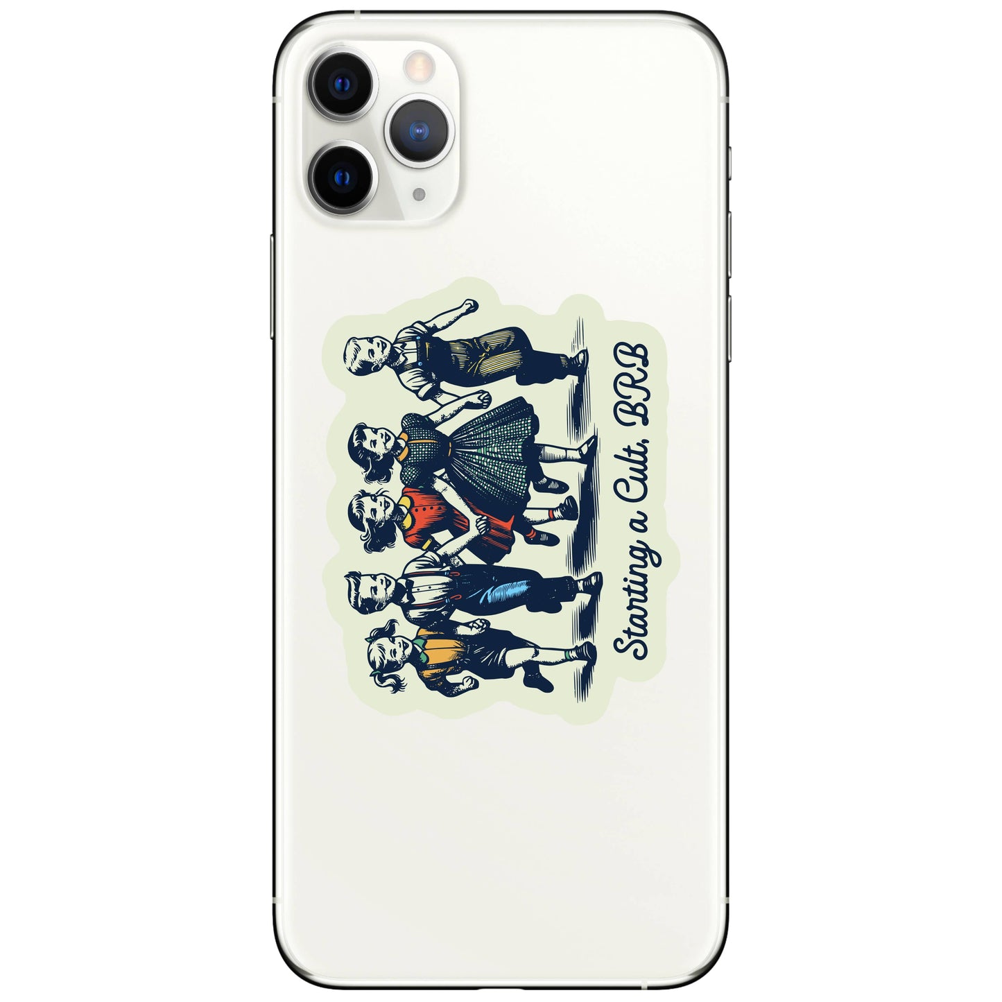 Creepy Kids Funny Retro Vintage High Quality Vinyl Sticker