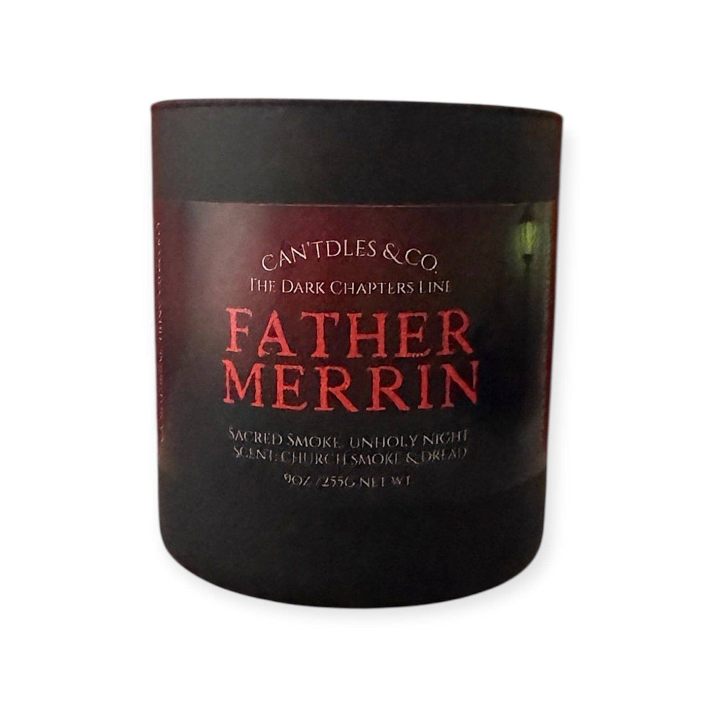 Father Merrin – Frankincense & Myrrh Horror Candle | The Exorcist Inspired | Dark Chapters Collection
