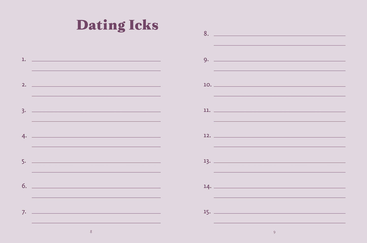 Ick Journal