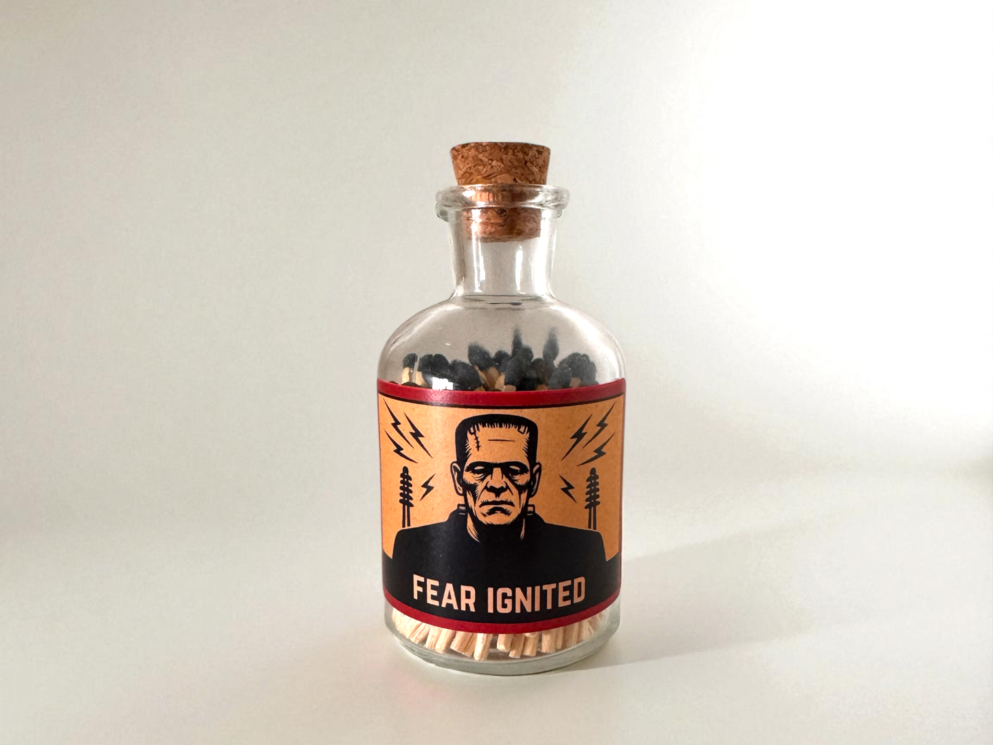 Horror Frankenstein Match Bottle – Apothecary Jar