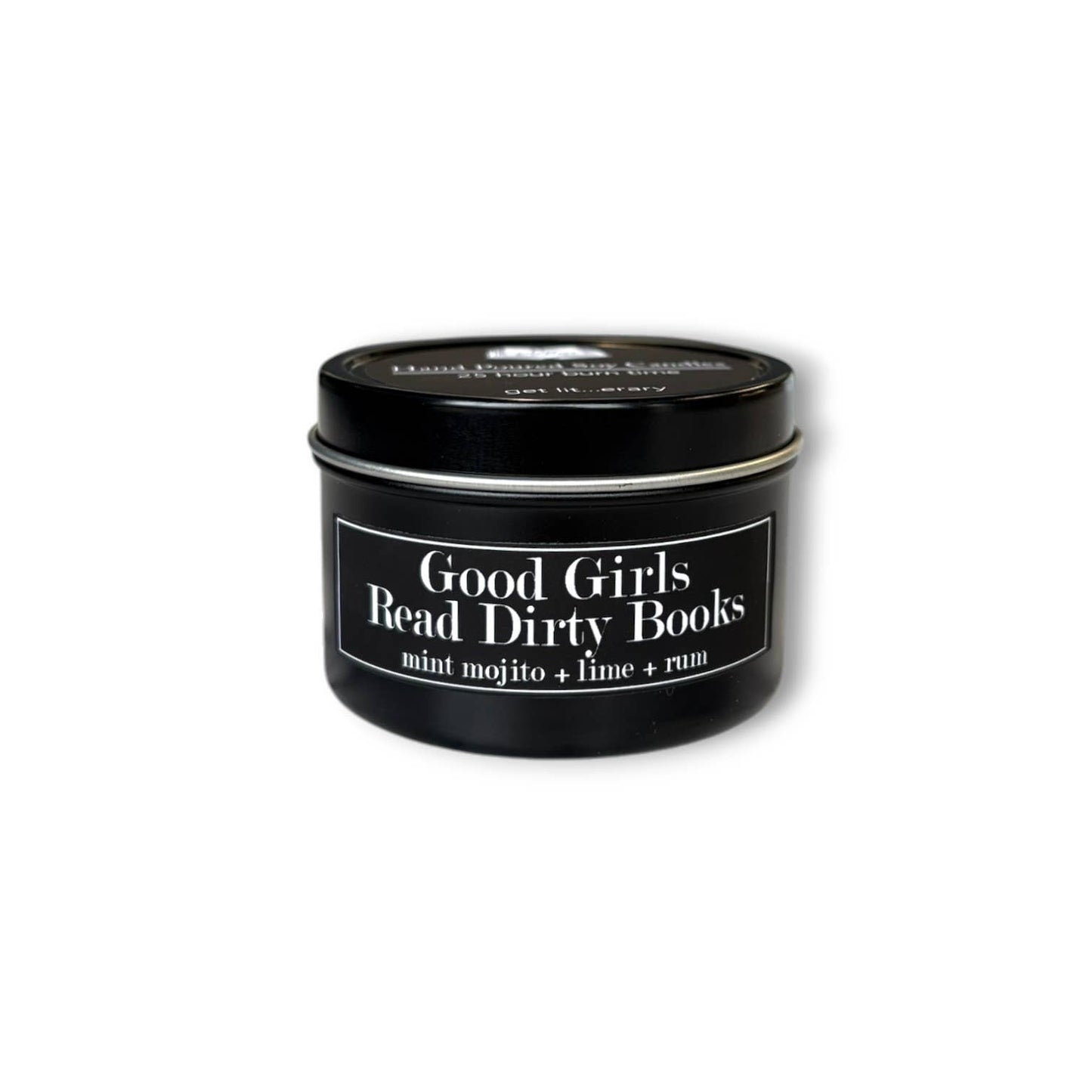 Good Girls Read Dirty Books 4oz Candle Mint Mojito