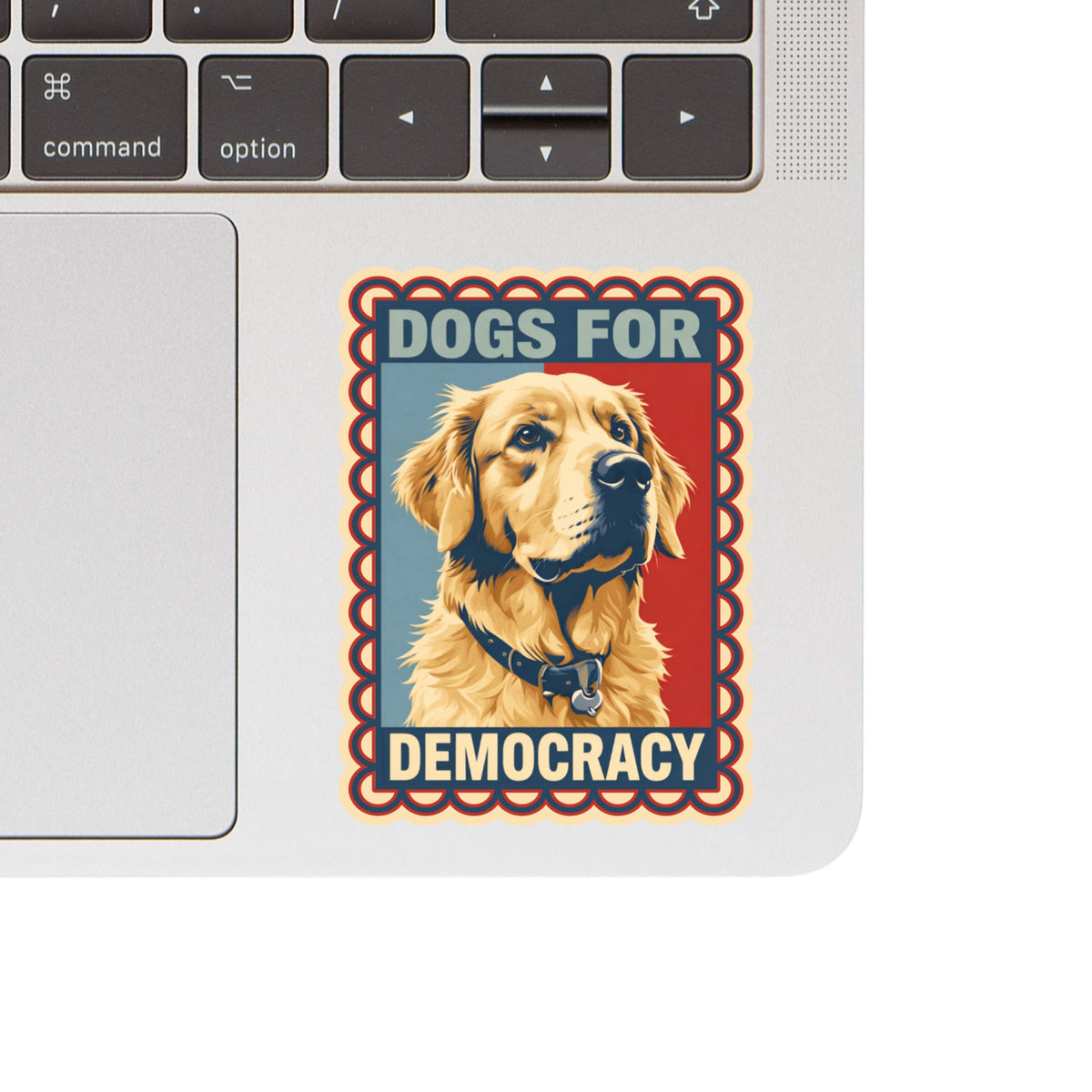 Dogs For Democracy Voting Polls High Quality Vinyl Sticker