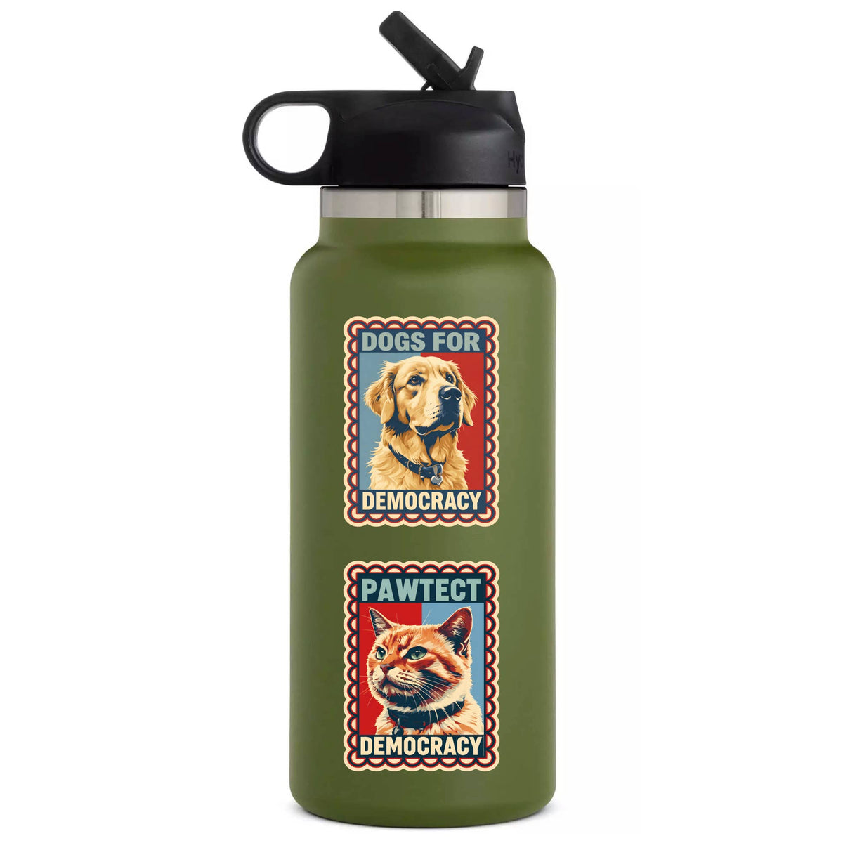 Protect Democracy Pet Politics High Quality Vinyl Sticker