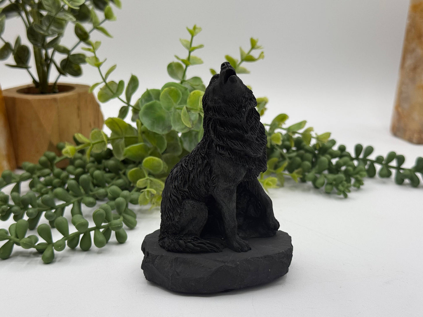 Shungite Figurine Wolf - EMF Protection