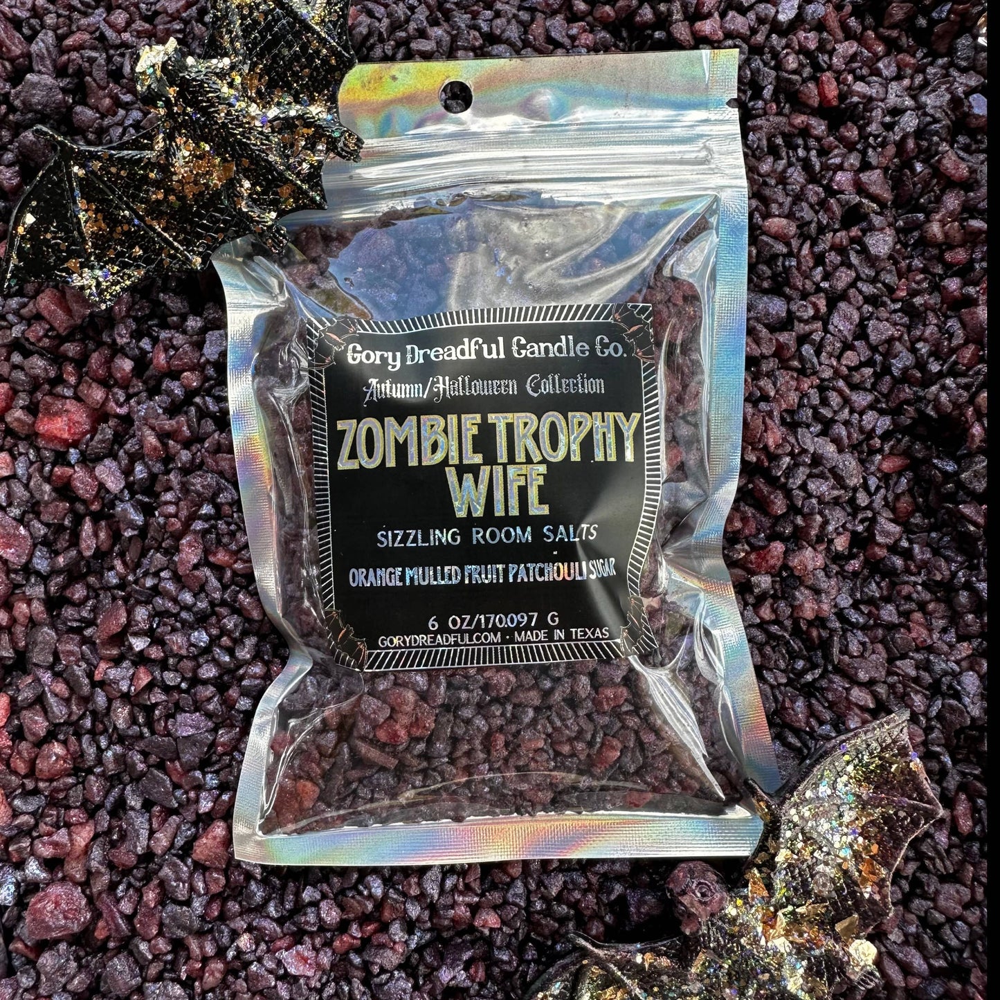 Zombie Trophy Wife Sizzling Room Salt Crystal Potpourri