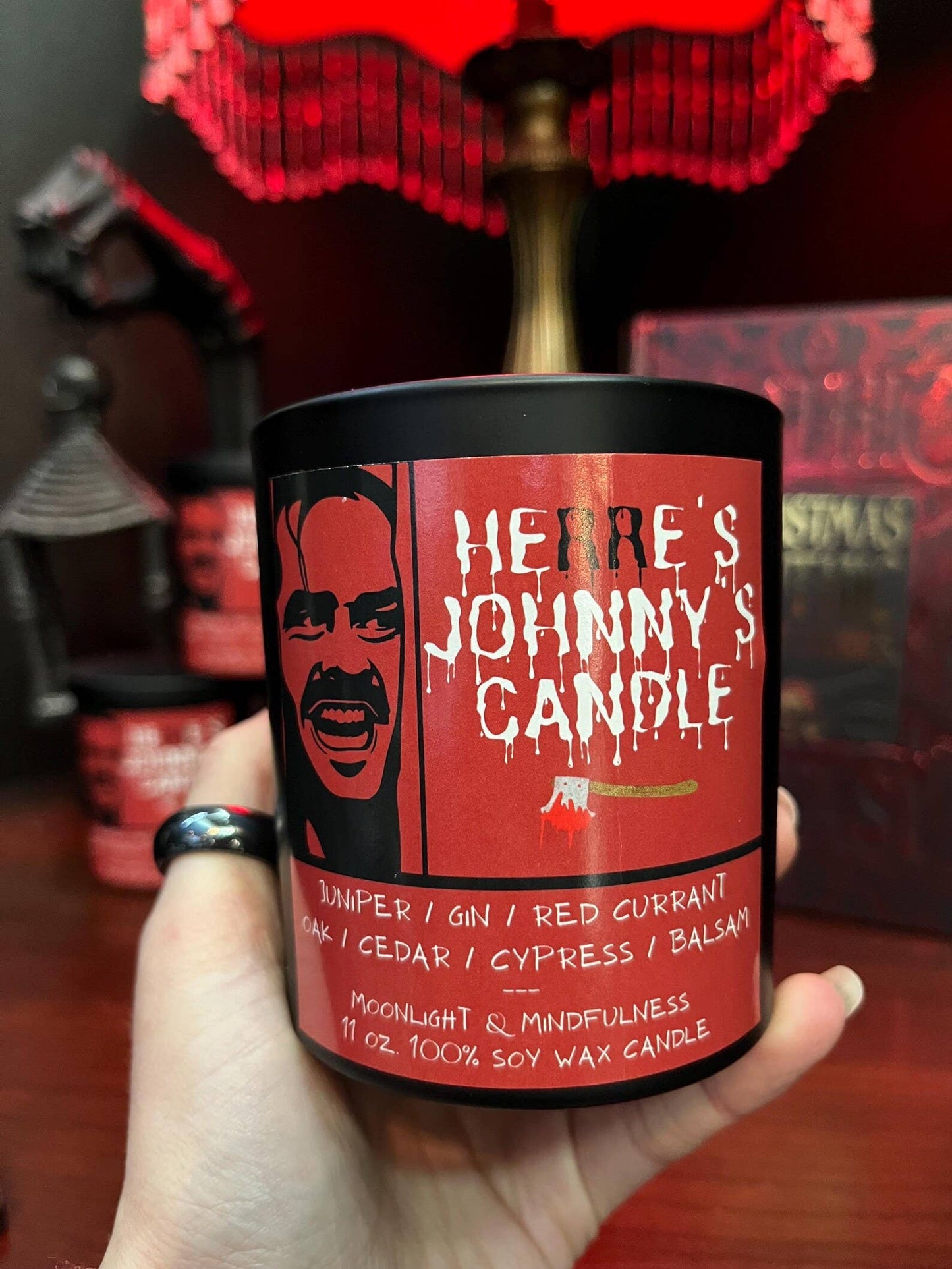 Herre's Johnny's Candle 100% Soy Wax Candle, The Shining