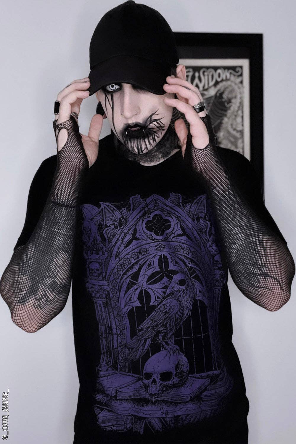 Quoth the Raven T-shirt [PURPLE]
