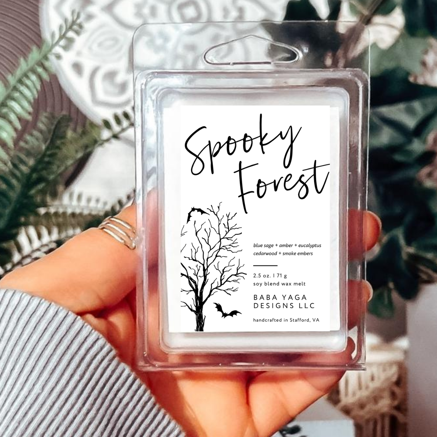 Spooky Forest Soy Wax Melts Witchy Spiritual Autumn Fall