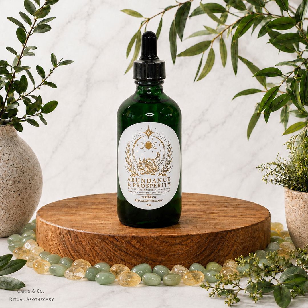 Practical Magick - Abundance and Prosperity Ritual Oil (2 oz)