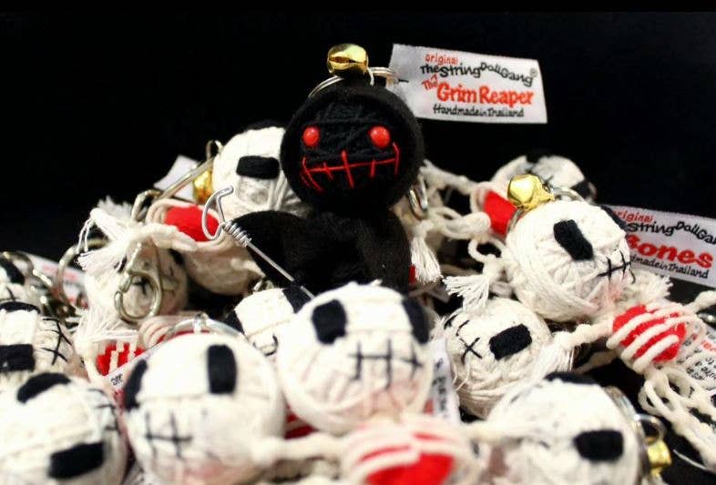The Grim Reaper String Doll Keychain
