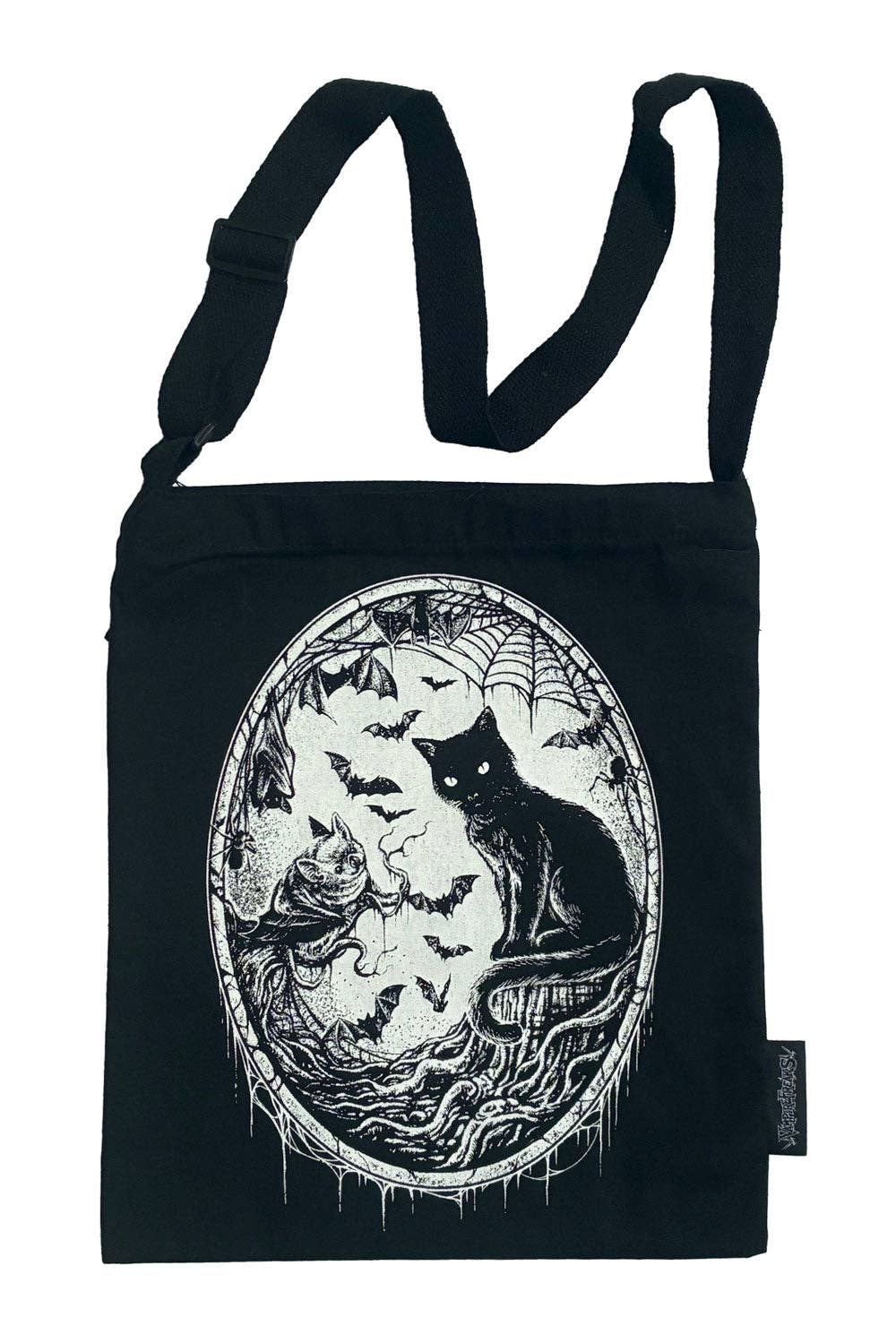 Shoulder Sling Zipper Tote Bag