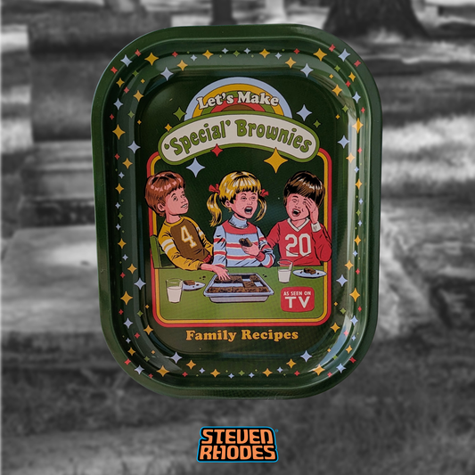 Let's Make Special Brownies Tin Tray