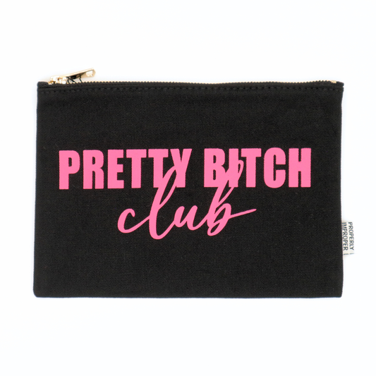 Pretty Bitch Club - Canvas Pouch
