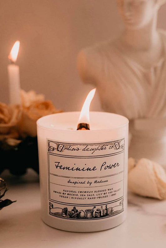 Feminine Power | Greek Candle, Ritual, Medusa, Odyssey
