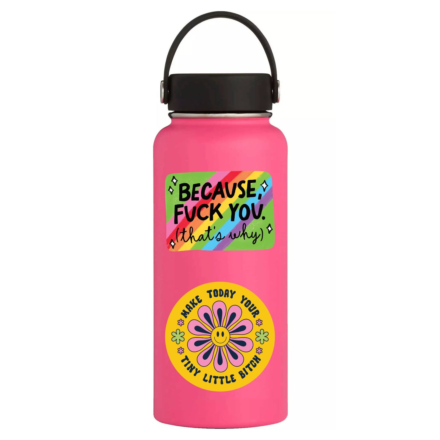 Funny Swear Fuck Rainbow Bright High Quality Vinyl Sticker