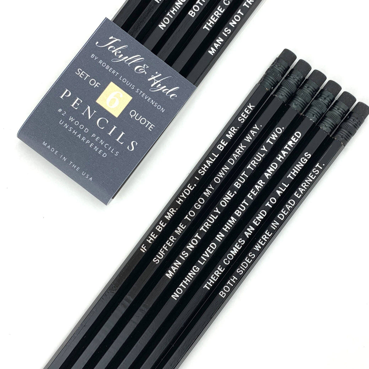 Jekyll and Hyde Gothic Pencil Set, Robert Louis Stevenson