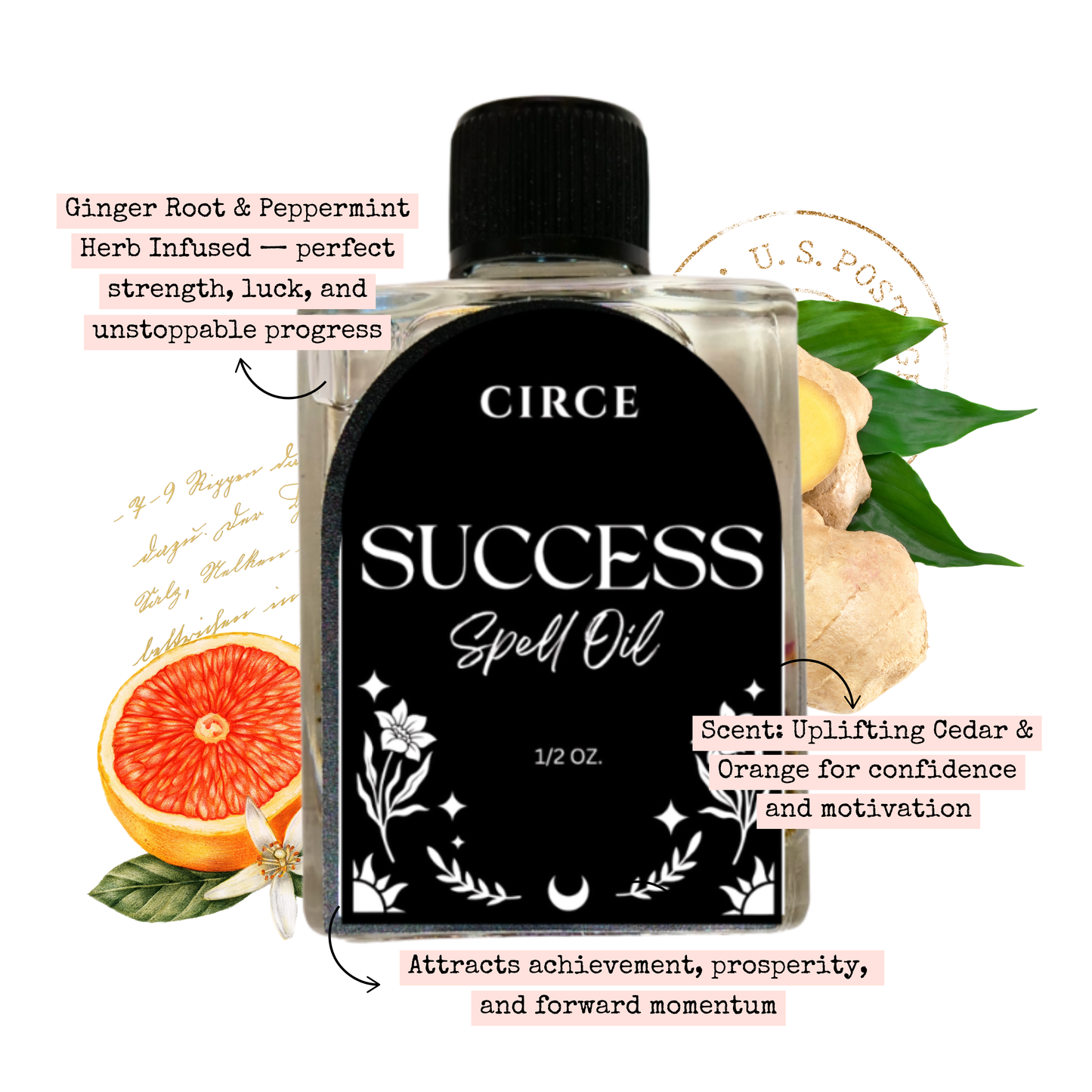 Success Spell Oil - Prosperity and Career 0.5oz