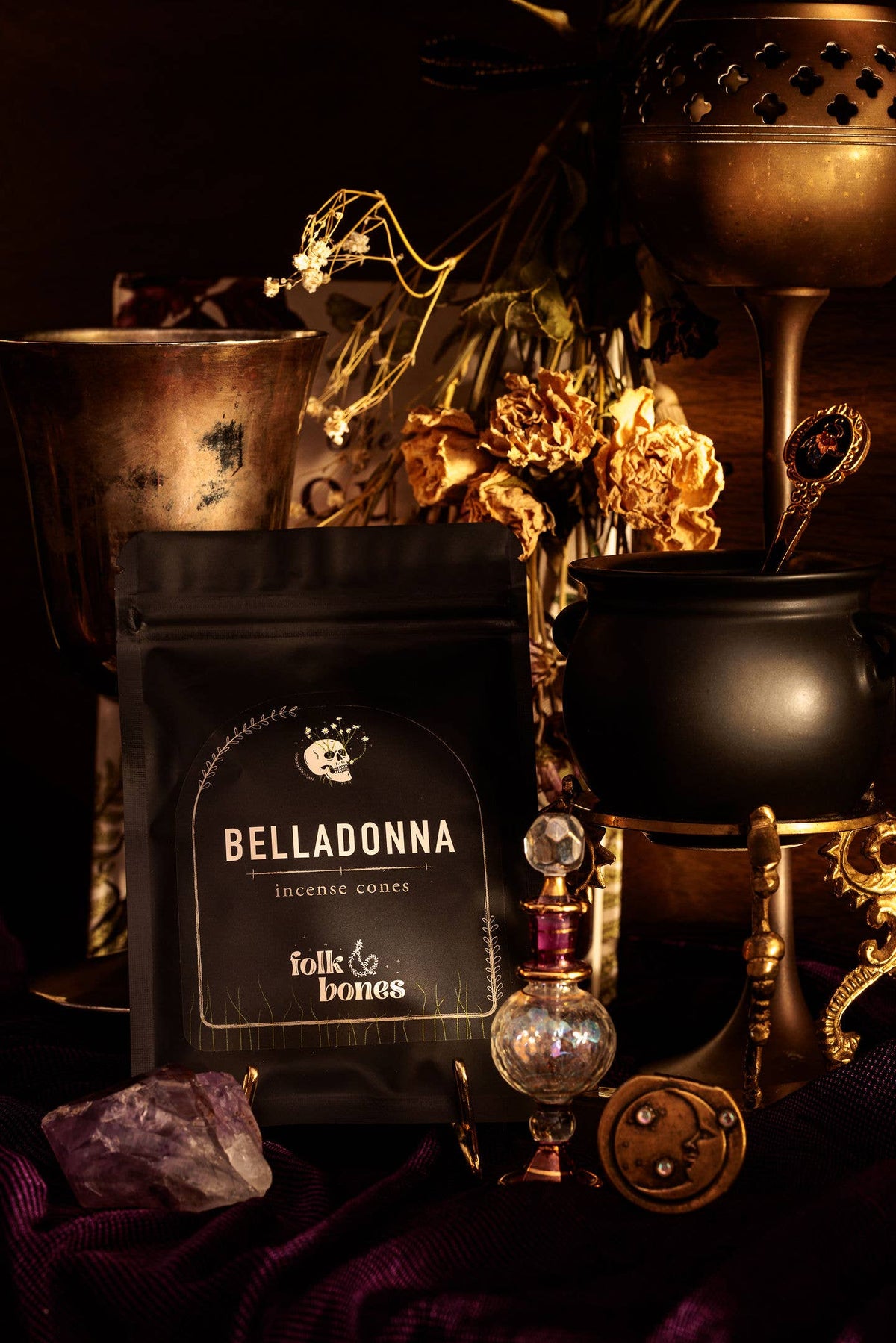 Belladonna - Amber Tuberose Incense Cones