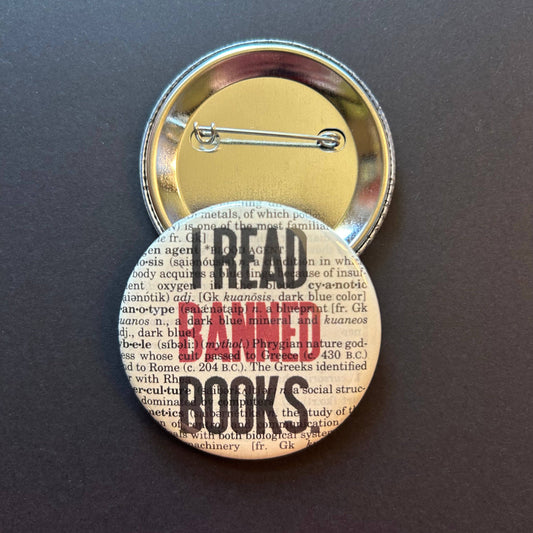 I read banned books | Pin | 2.25" | Bookish 