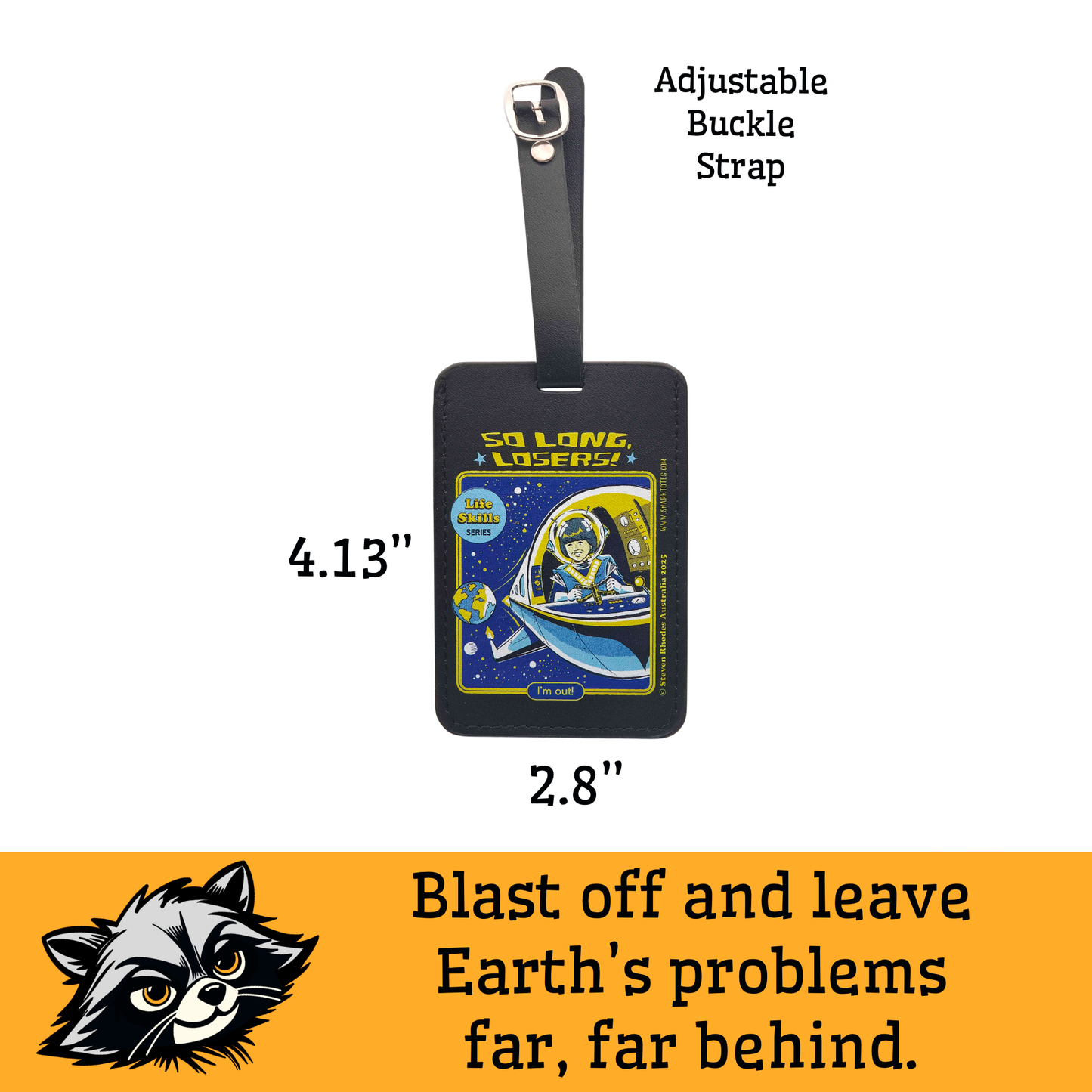 So Long Losers! Luggage Tag