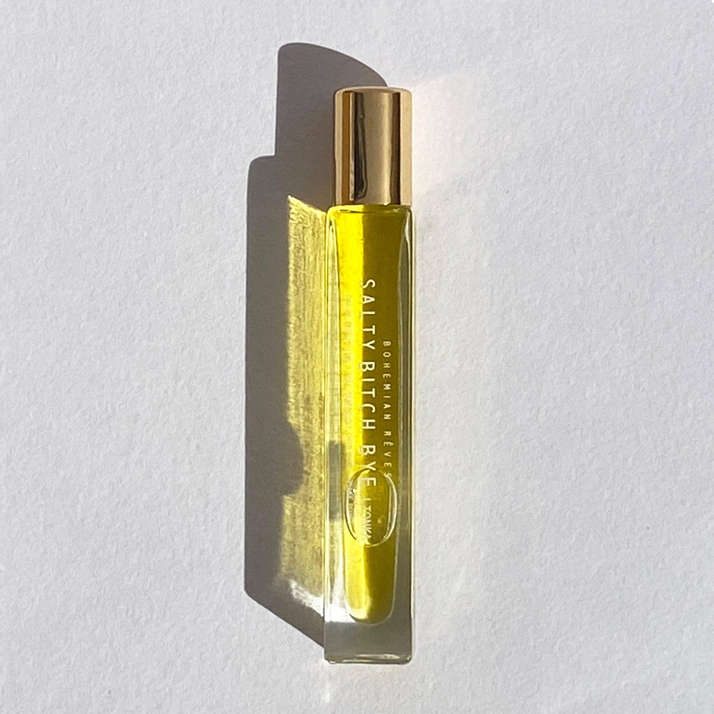 Salty Bitch, Bye Botanical Rollerball Perfume | Jasmine & Tonka Bean