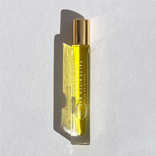 Salty Bitch, Bye Botanical Rollerball Perfume | Jasmine & Tonka Bean