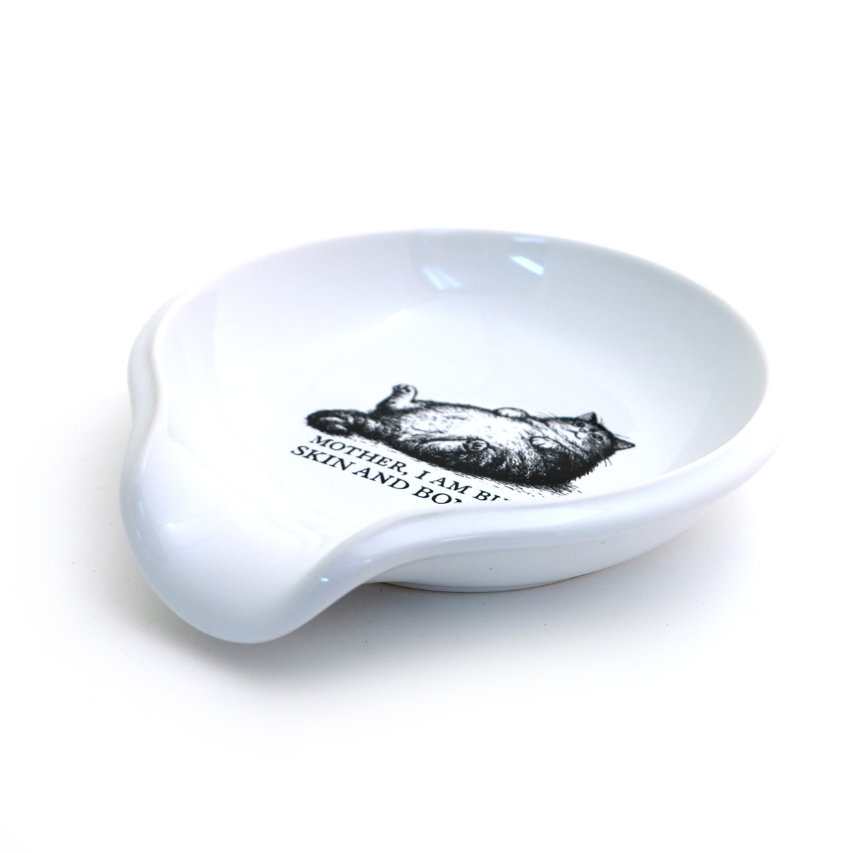 Fat Cat Spoon rest, Skin and Bones